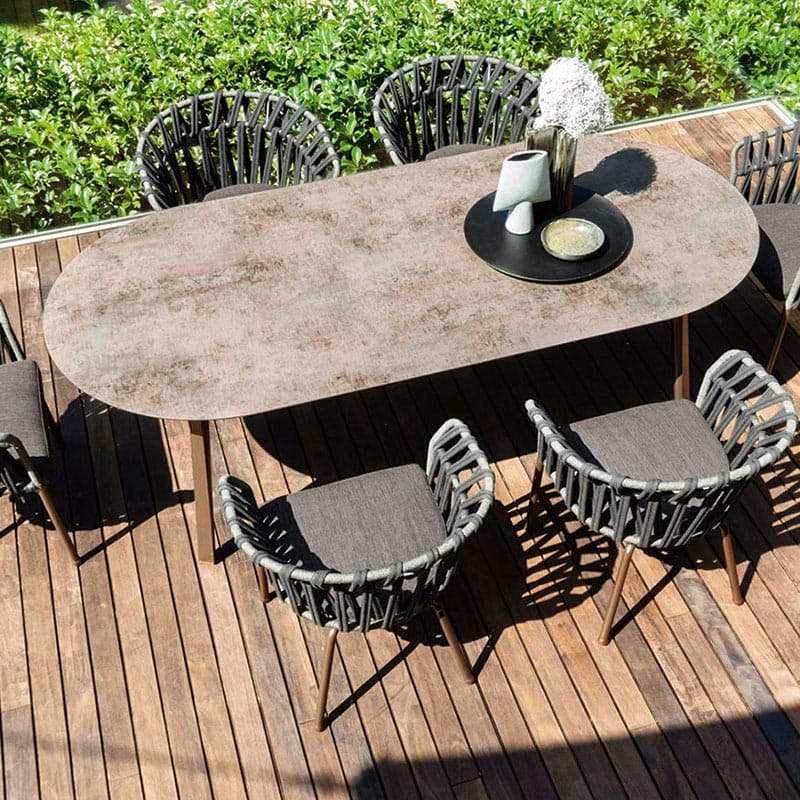 Emma Outdoor Table by Varaschin