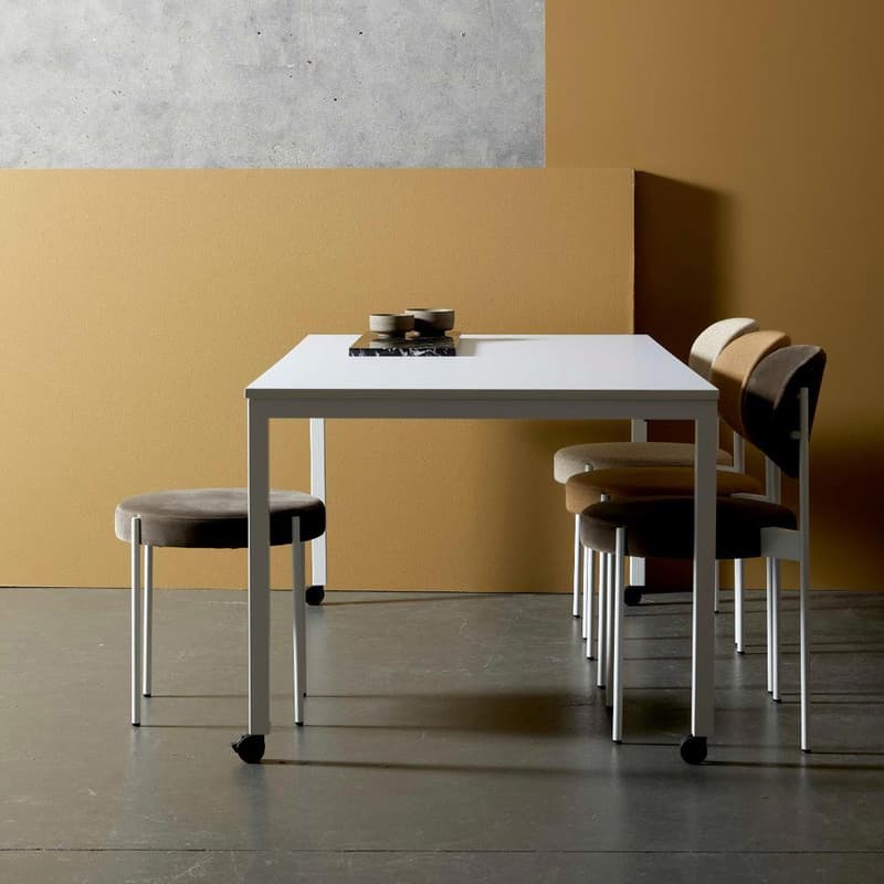 Panton Move White Dining Table by Verpan