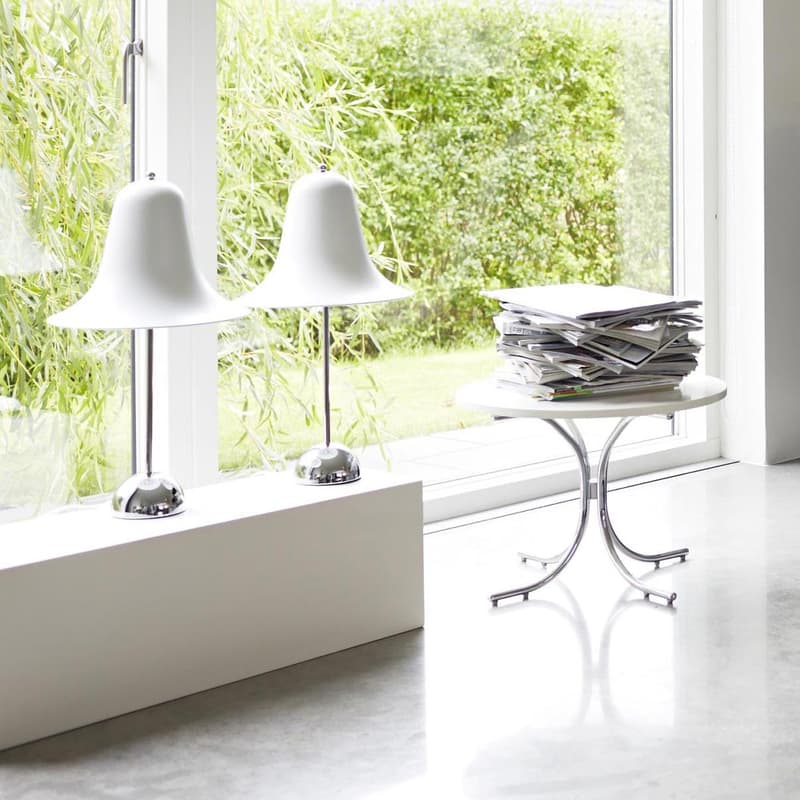 Pantop White Table Lamp by Verpan