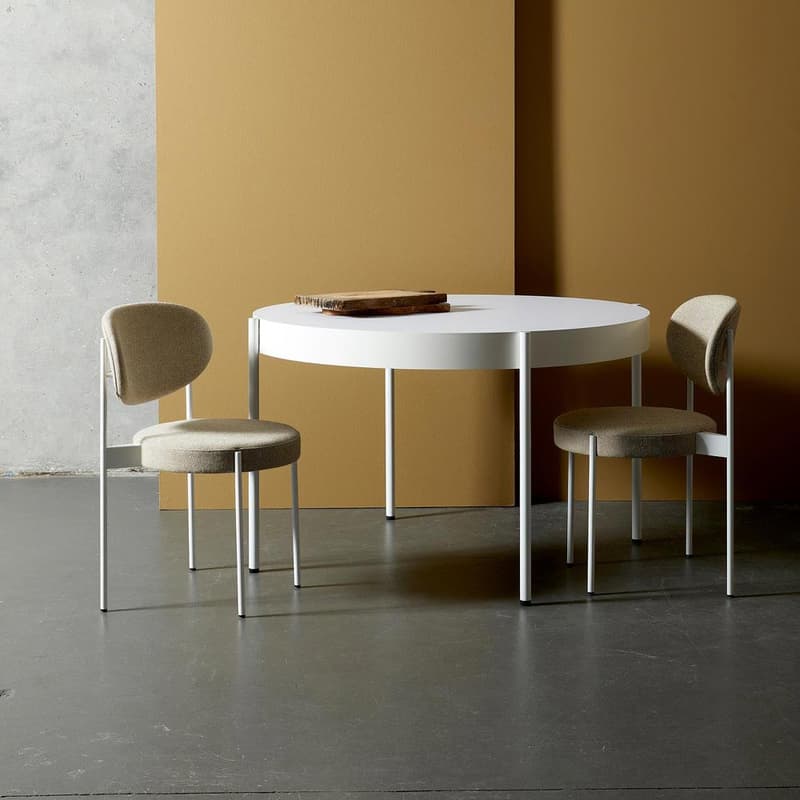 Series 430 White Dining Chair by Verpan