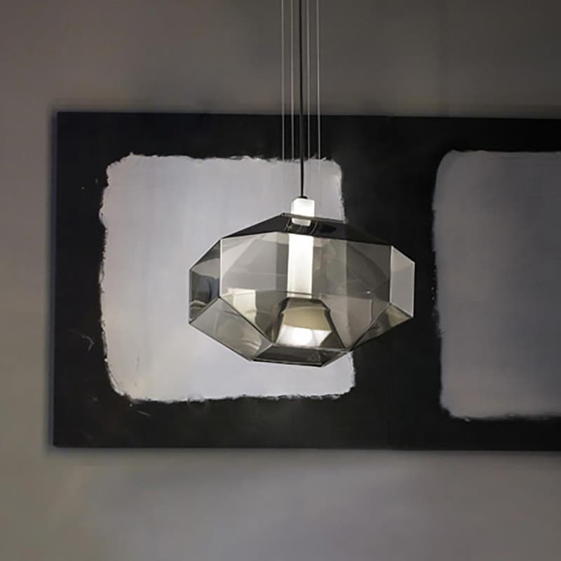 Stone Suspension Lamp by Vistosi