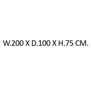 W.200 X D.100 X H.75 cm