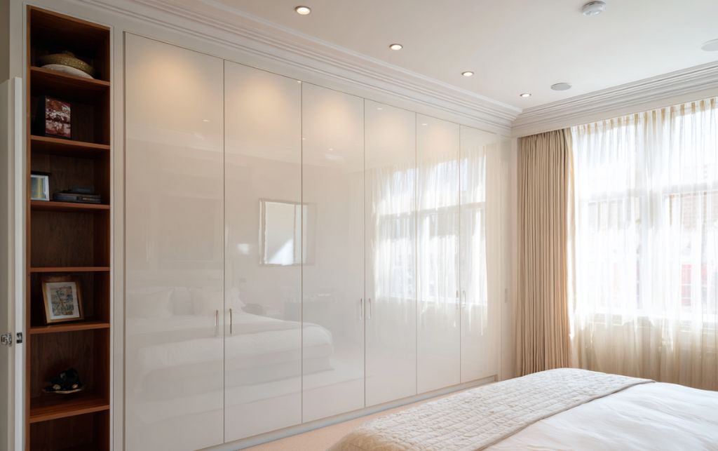 Technical diagram showing different wall construction types and fixing methods