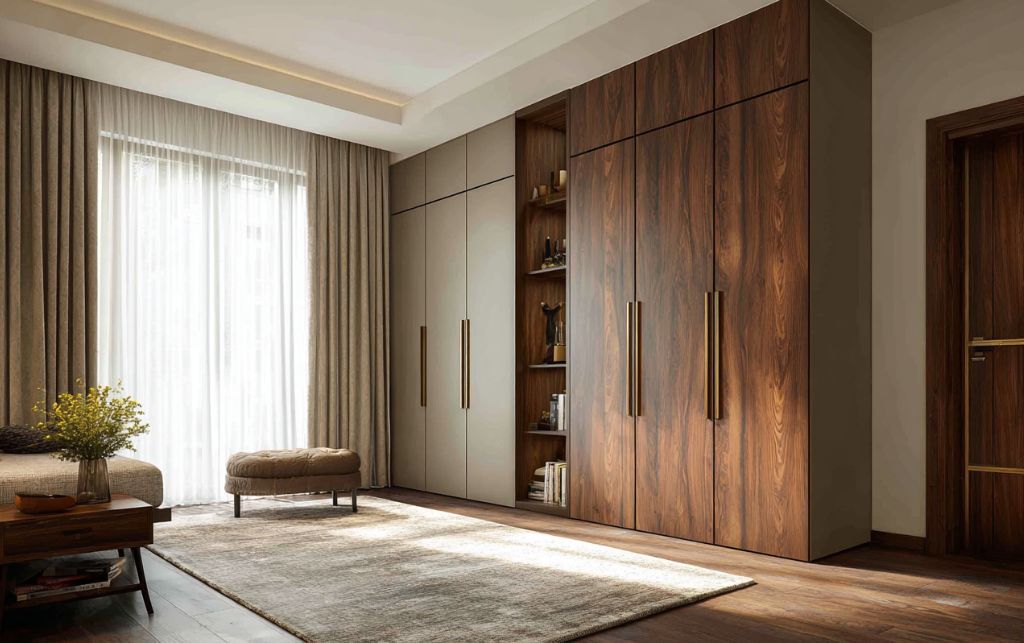 Optimal wardrobe placement considering room layout and natural light