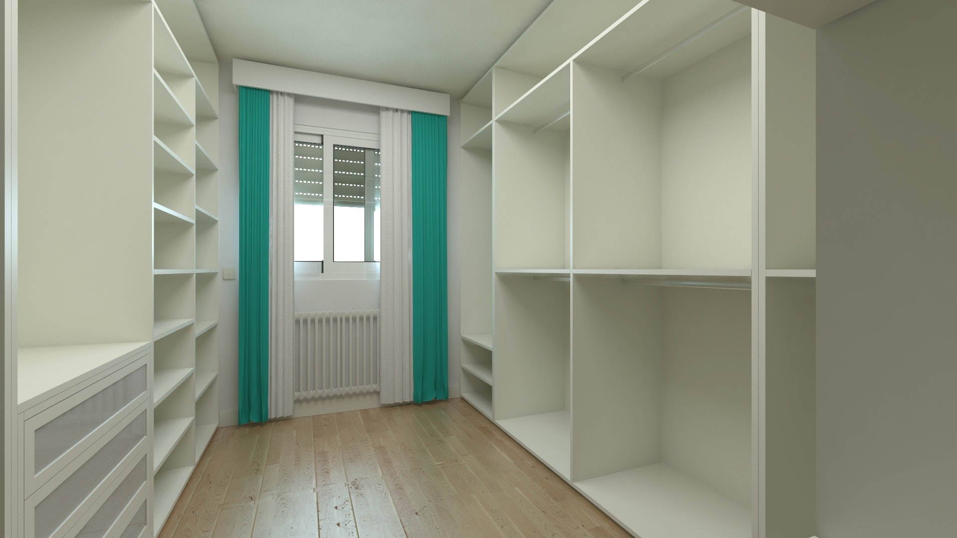 FCI London wardrobe ventilation: raised plinth and rear gap to reduce damp and odours