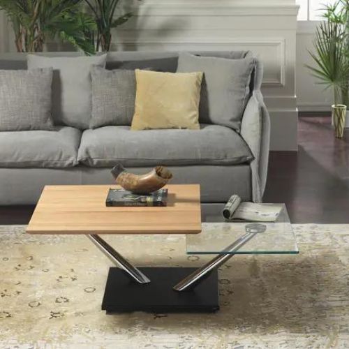 FCI London styling: Naos Cassius coffee table pairs with contemporary sofa and rug.