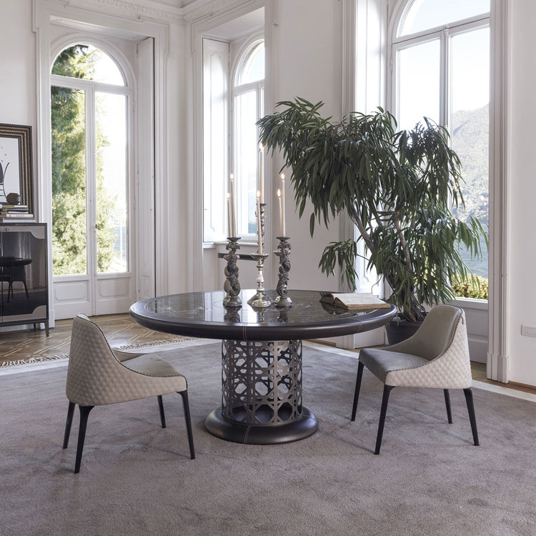 How do you make a dining table visually appealing?