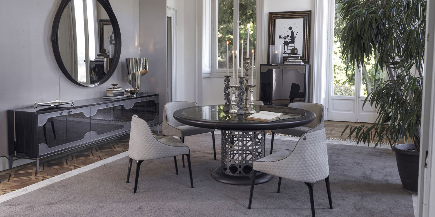 How do you make a dining table visually appealing?