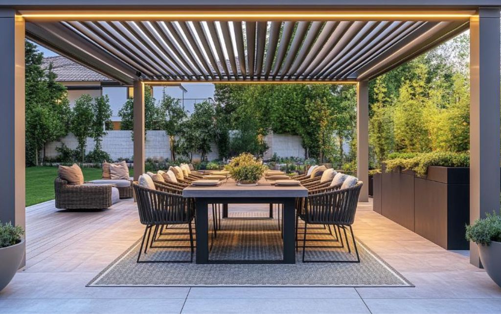 Large outdoor carpets and rugs for outdoor dining