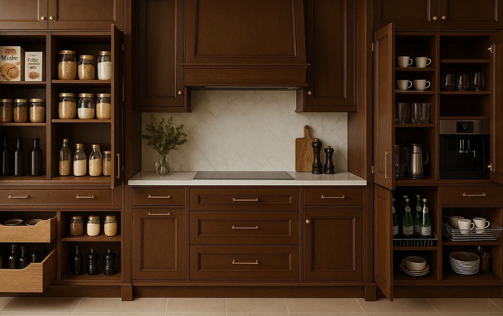 Bespoke kitchen cupboards custom design