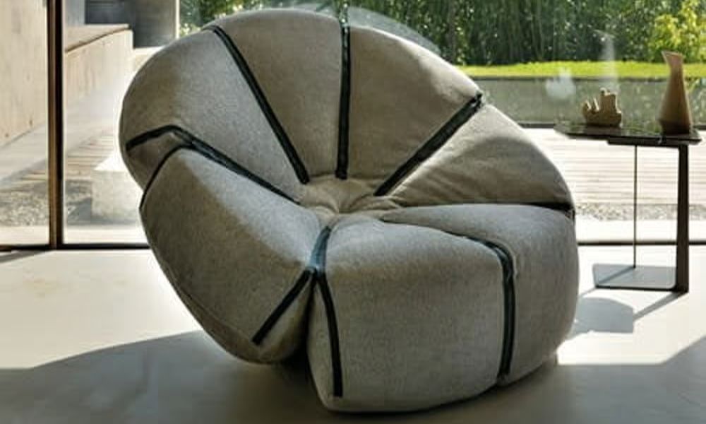 Cream accent chairs in a living room