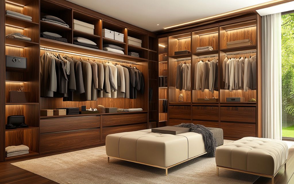 Professional wardrobe installation