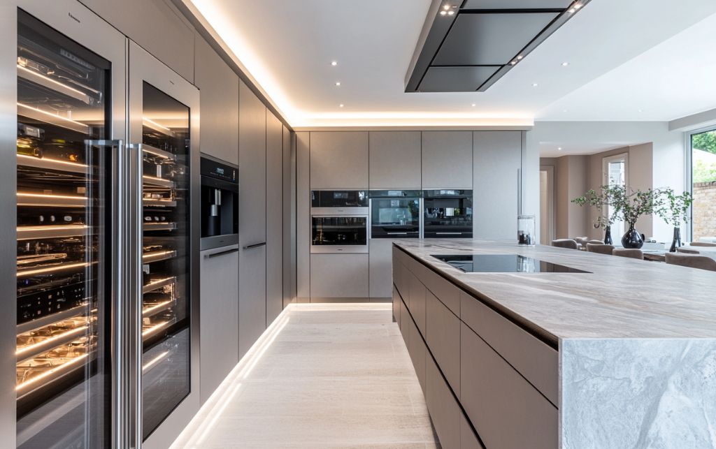 Appliance integration strategies in kitchen design