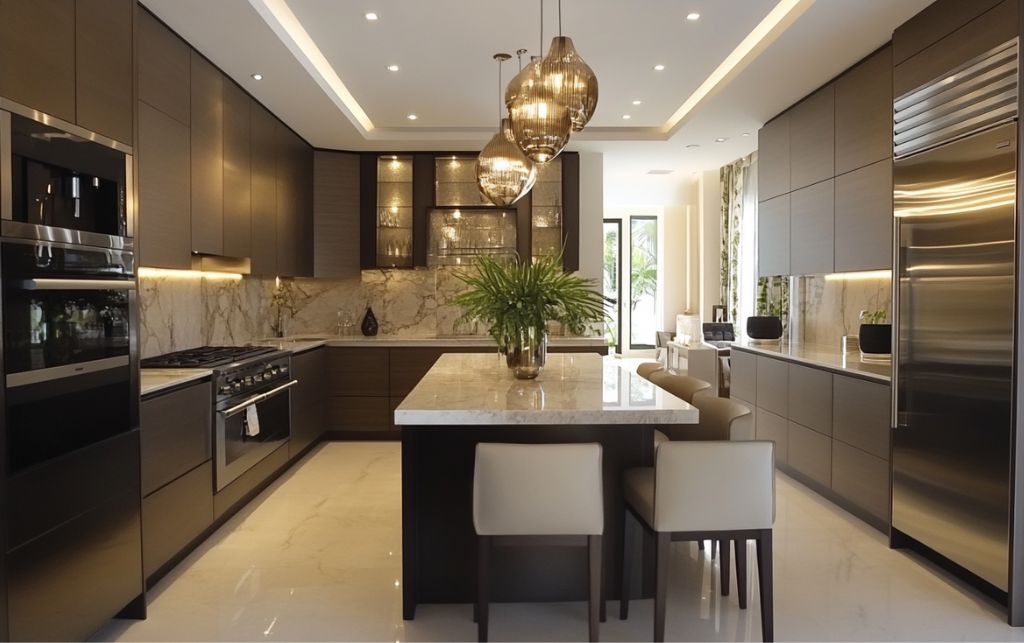 Kitchen design concepts and space-saving ideas