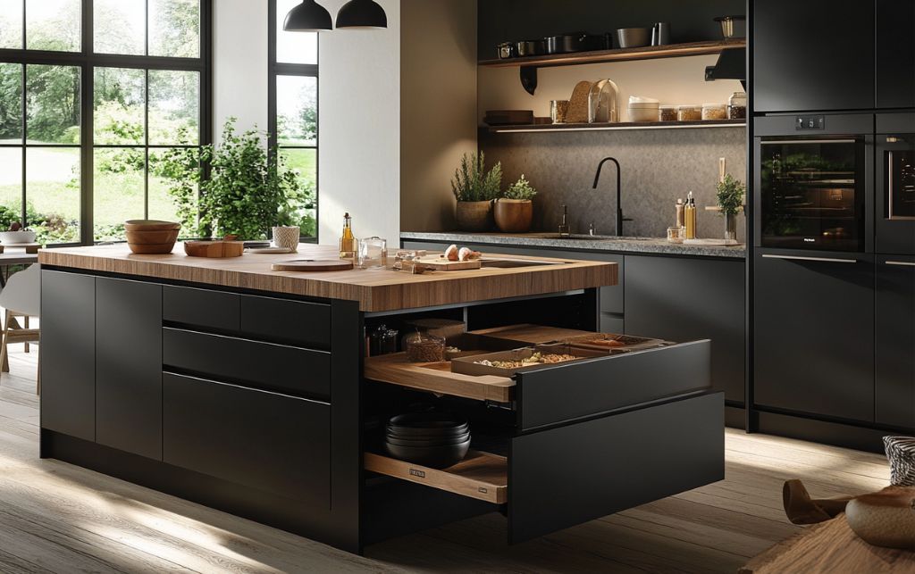 Flexible workspace solutions for kitchen design