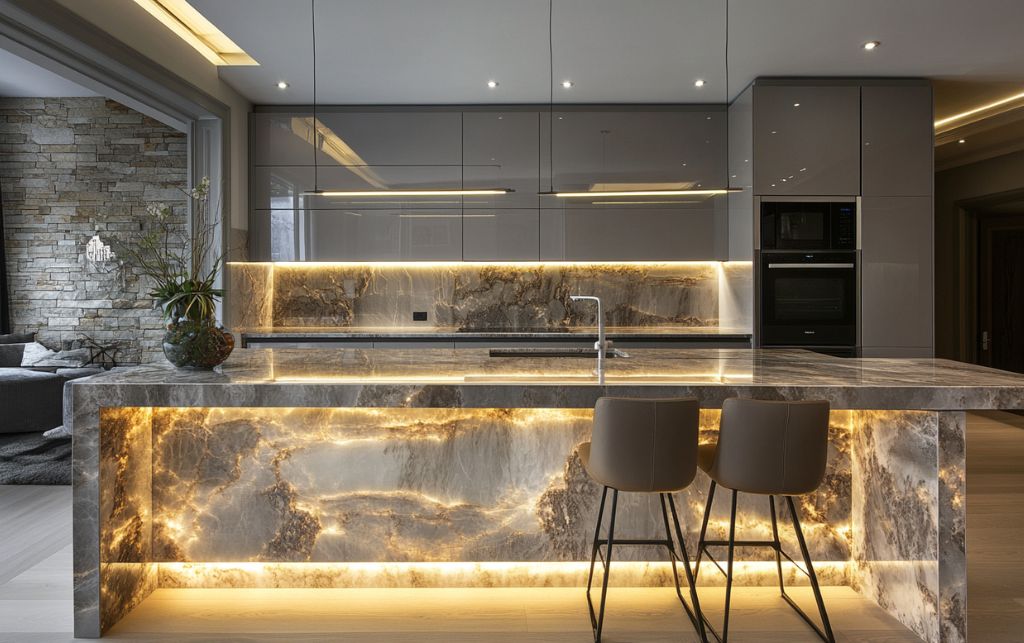 Lighting-driven design solutions for kitchens