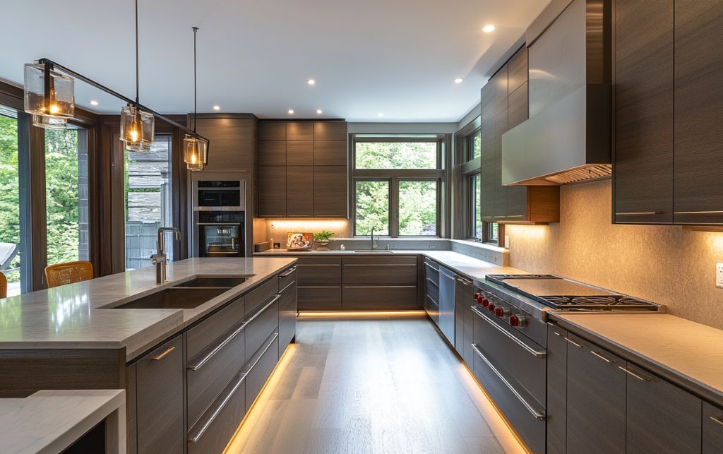 Awkward kitchen space transformation example