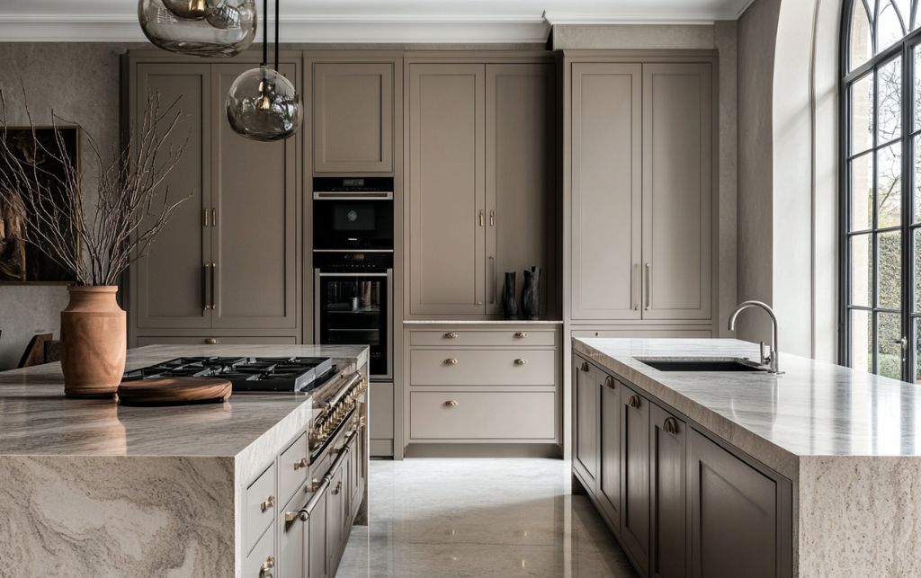 Premium quality kitchen handles demonstrating superior craftsmanship
