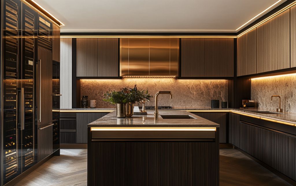 Luxury kitchen details showcasing thoughtful hardware selection