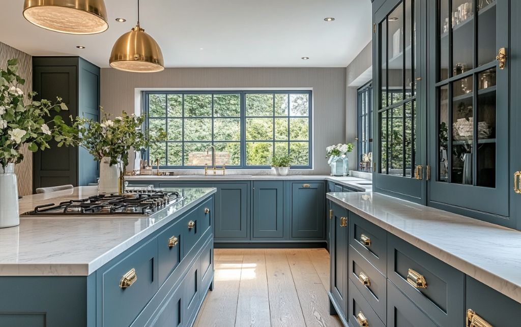Various kitchen handle styles suited to different architectural designs