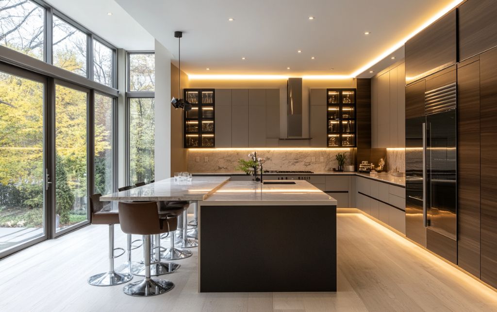 Floor-to-ceiling storage systems maximising vertical space