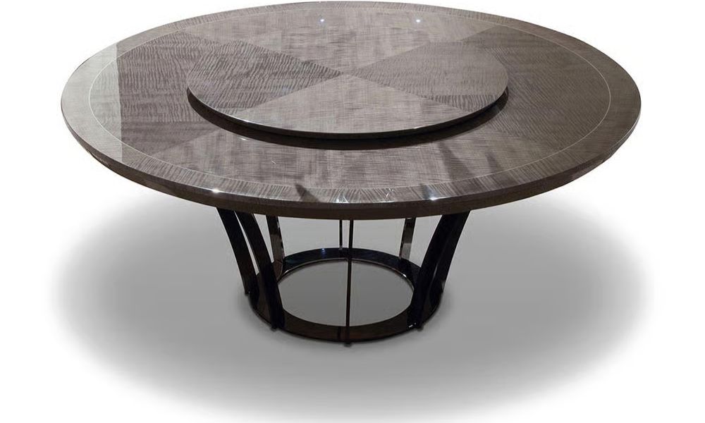 Alchemy Round Dining Table by Giorgio Collection with circular form and premium materials