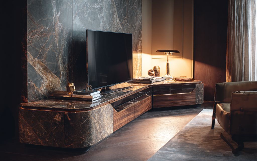 Design principles demonstrated through exceptional corner TV cabinet examples