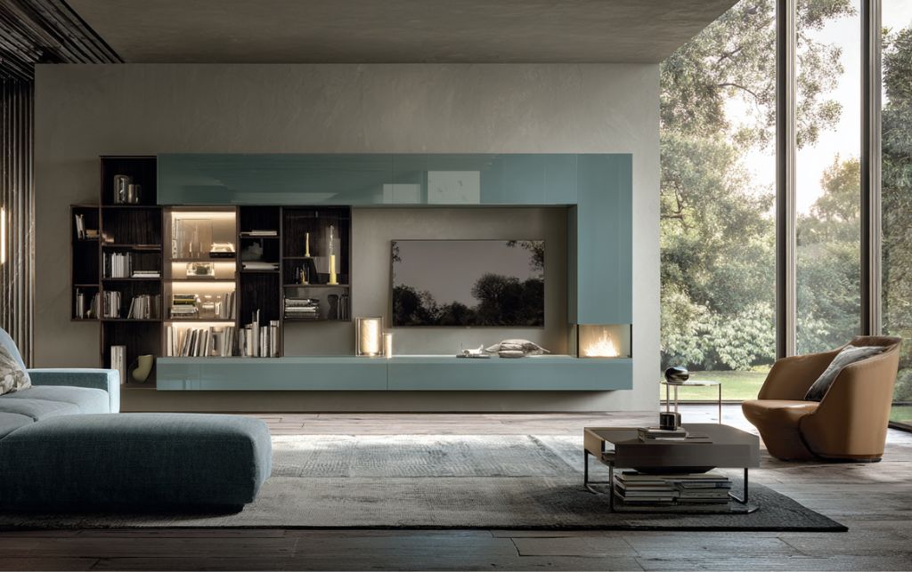 Professional wall unit installation showing quality details and craftsmanship