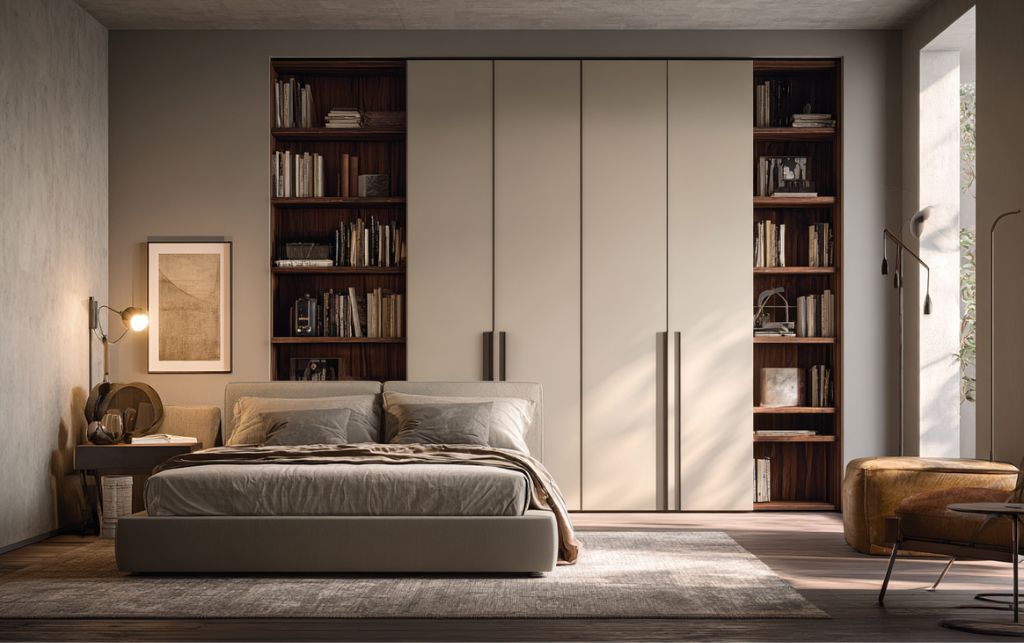 Introduction to bedroom storage needs showing luxury bedroom interior with integrated storage solutions