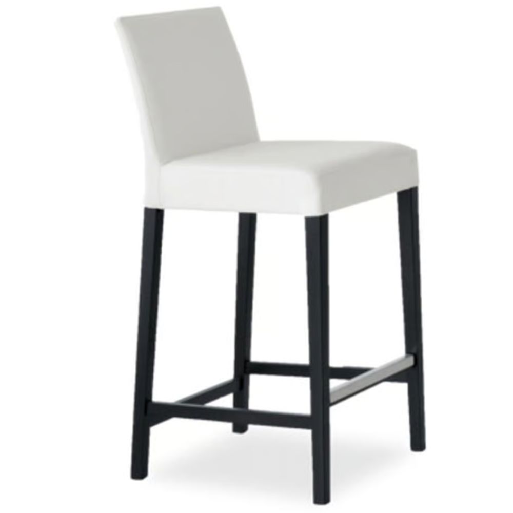 Bloom Bar Stool by Aria with plush upholstery and solid wood construction for luxury comfort