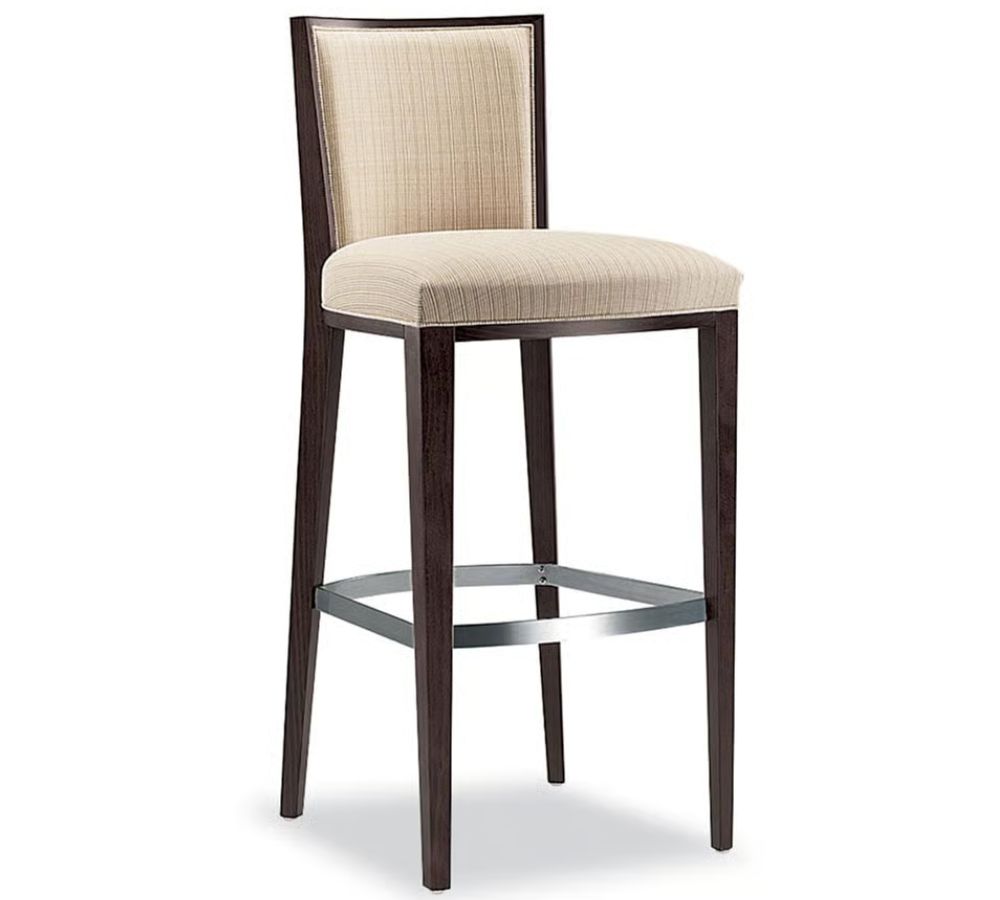 Villa Bar Stool by Tonon with sculptural clean lines and ergonomic engineering