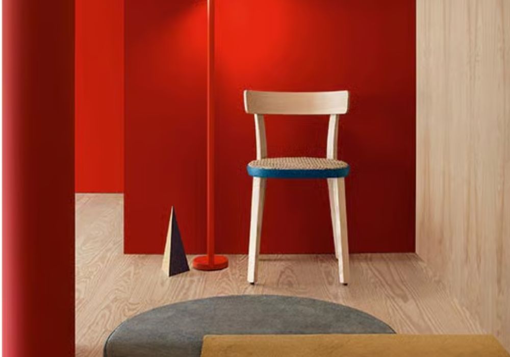 Folk 2946 Bar Stool by Pedrali featuring sustainable ash wood and aluminium construction in Nordic-inspired design