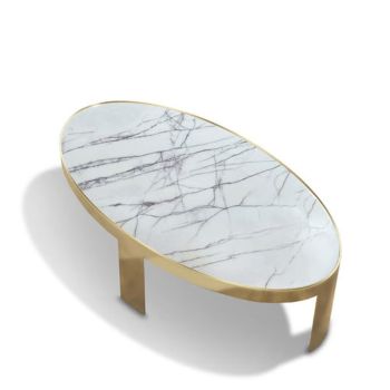 Infinity Oval Coffee Table by Giorgio Collection