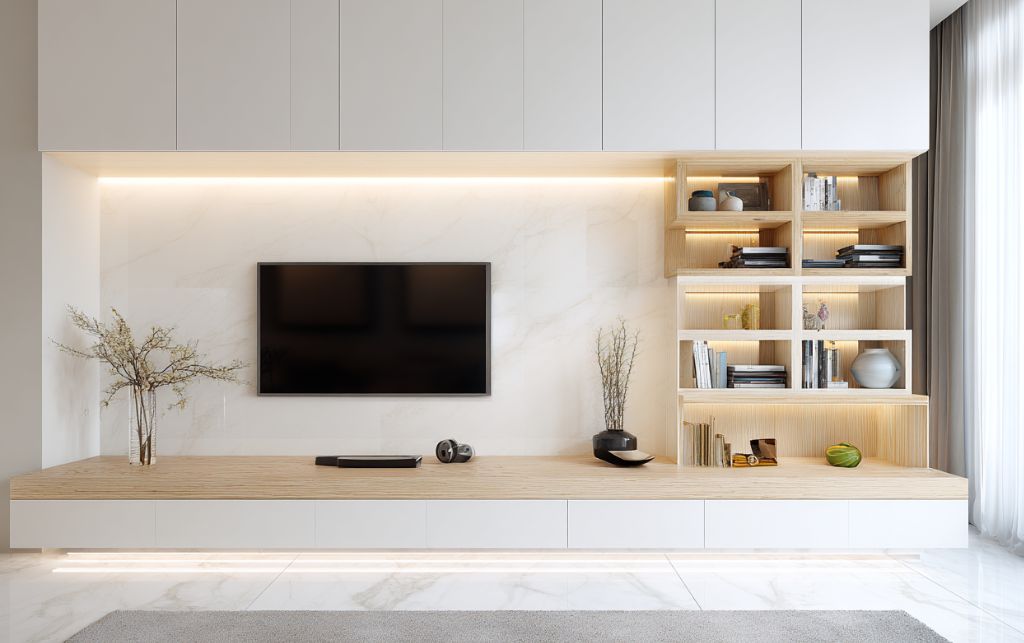 Collection of best white TV units for 2025