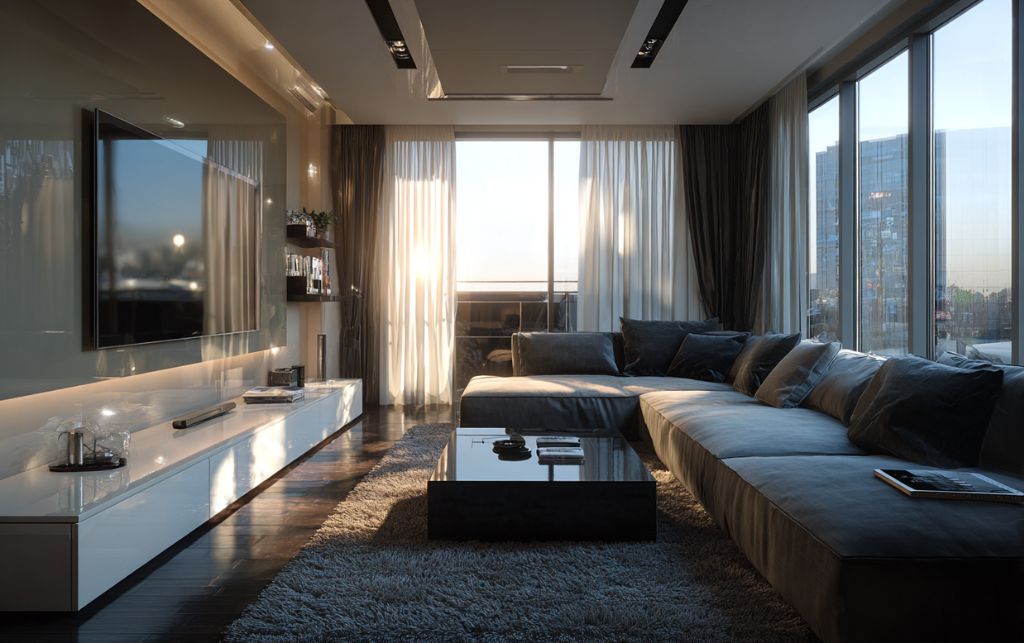 High gloss surface showing maintenance requirements and fingerprints