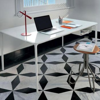 Slim Office Desk by Sovet Italia