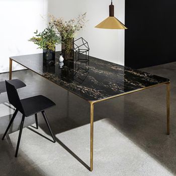 Slim Rectangular Dining Table by Sovet Italia