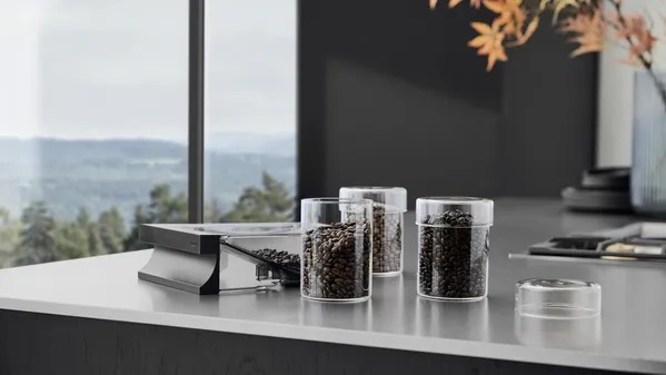 Gaggenau built-in coffee machine with barista-quality features for luxury home kitchens
