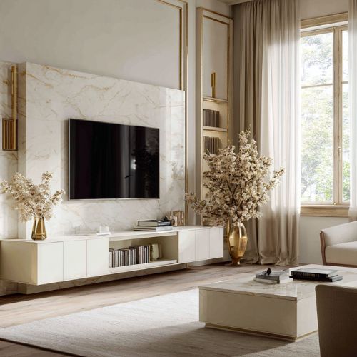 8 White TV Cabinet Styles Taking Over Modern Homes