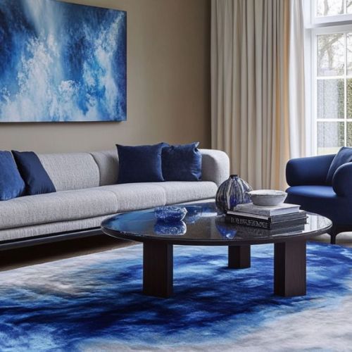 How to Transform Your Space with Modern Blue Living Room Rugs
