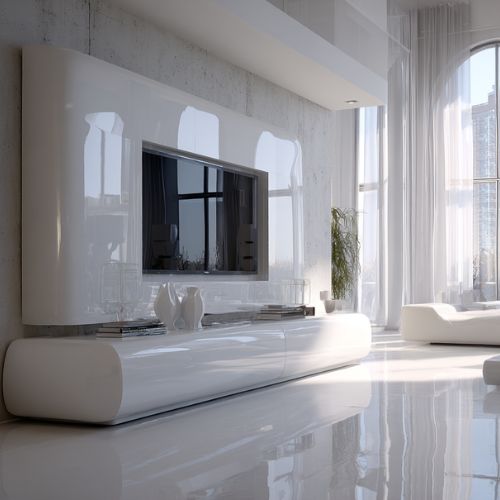 High Gloss TV Units in Luxury Homes: Pros and Cons