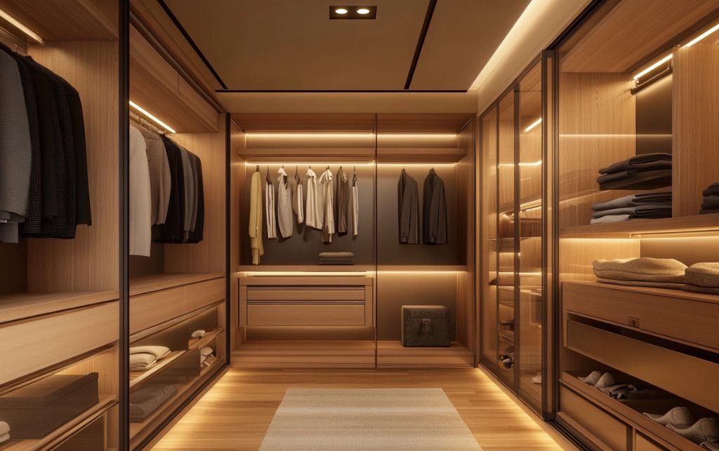 25 Minimalist Walk-In Wardrobe Ideas for a Clean, Modern Look