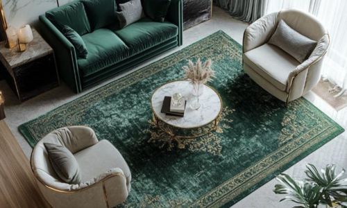 7 Best Green Rug Colour Combinations and Trends