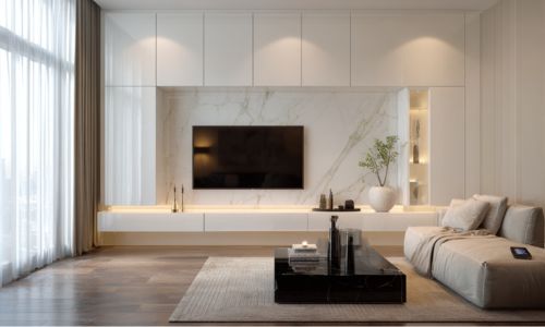 8 White TV Cabinet Styles Taking Over Modern Homes