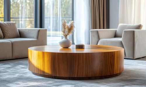 Top 10 Round Wooden Coffee Tables for Luxury Homes