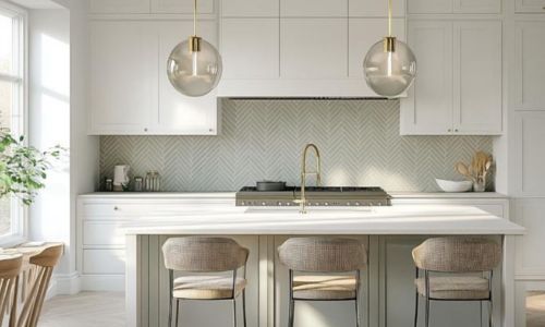 White Shaker Kitchens: Best Countertops & Backsplash Ideas