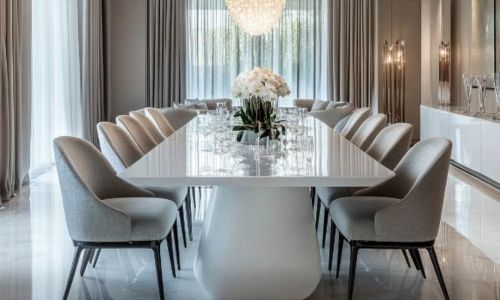 Why Luxury Interior Designers Love White Dining Tables