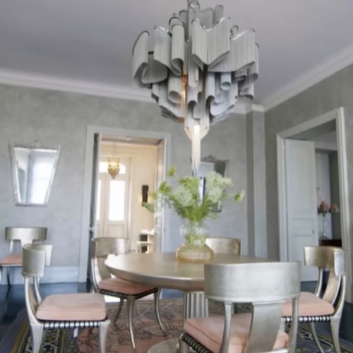 Stream Chandelier by Terzani & Karl Lagerfeld’s Paris Home