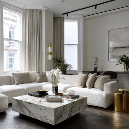Why White Marble Furniture Is Trending in 2025