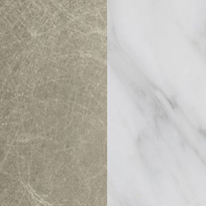 Brushed Platinum Carrara